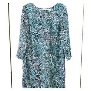 Leopard Print Shift Dress